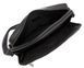 Мужская средняя кожаная черная сумка через плечо мессенджер Royal Bag RB2970051 RB2970051 фото 4