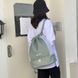 Текстильная спортивная сумка рюкзак водоотталкивающая с отделением для обуви Confident TB1-T-802GR Мятный TB1-T-802GR фото 3