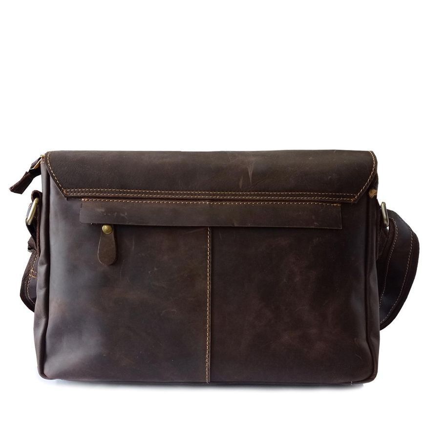 Мессенджер мужской кожаный через плечо crazy horse Tiding Bag 6002B-1 6002B-1 фото
