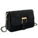 Сумка кросс-боди через плечо женская из натуральной замши средняя Firenze Italy F-IT-012A Черная F-IT-012A фото 1