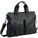 Чоловіча шкіряна сумка Tiding Bag 7264A Чорна 7264A фото 1