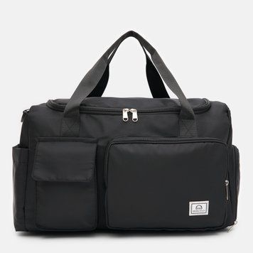 Текстильна спортивна сумка з відділенням для взуття Confident TB1-T-269A Чорна TB1-T-269A фото