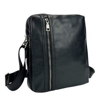 Мужской средний черный мессенджер Tiding Bag S-JMD10-8153A S-JMD10-8153A фото
