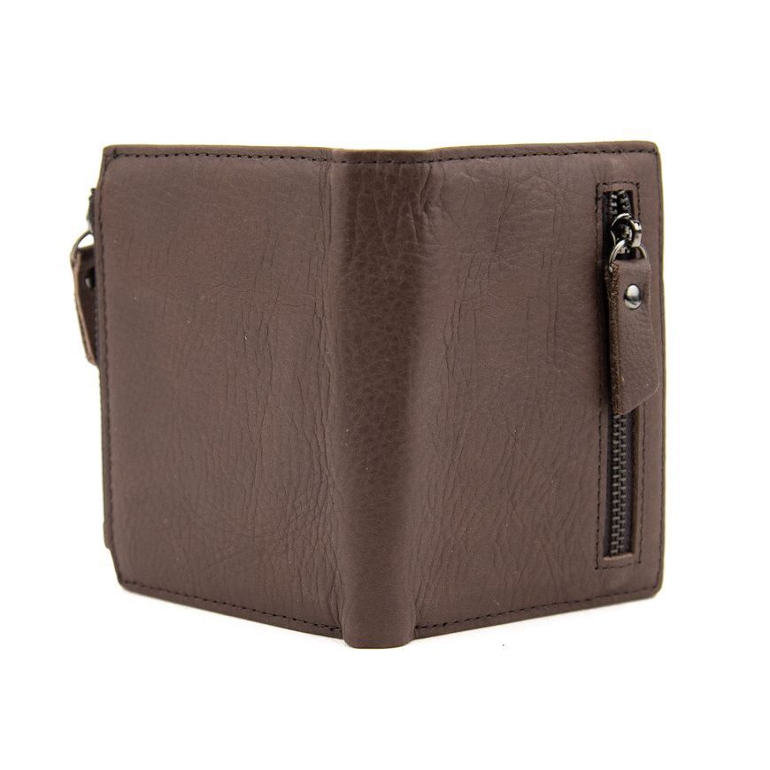 М'яке шкіряне портмоне на кнопці Tiding Bag M39-FA852C M39-FA852C фото