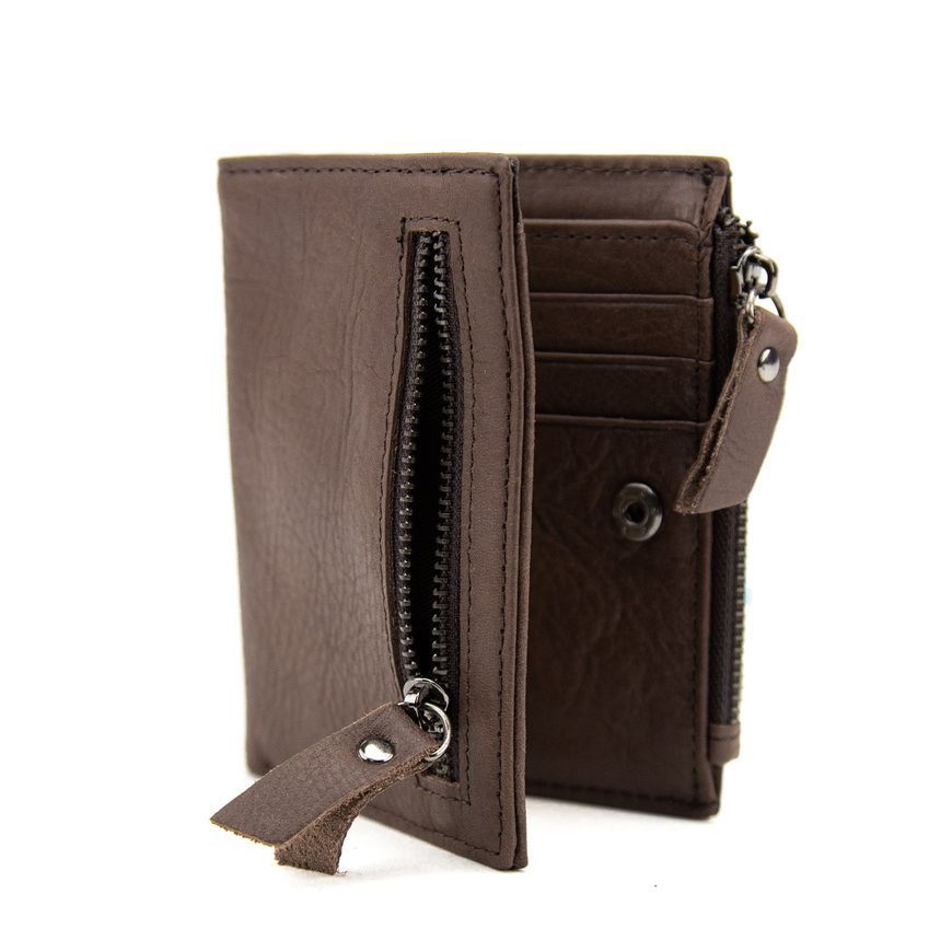 М'яке шкіряне портмоне на кнопці Tiding Bag M39-FA852C M39-FA852C фото