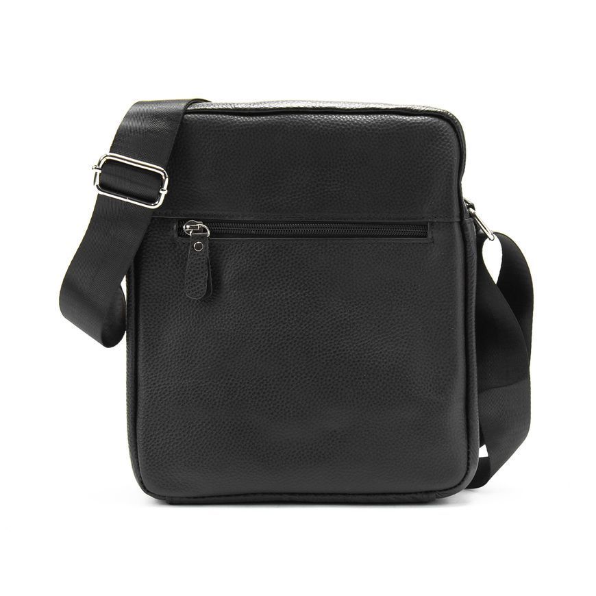 Мужская кожаная сумка через плечо, мессенджер Tiding Bag M56-9981A Черная M56-9981A фото