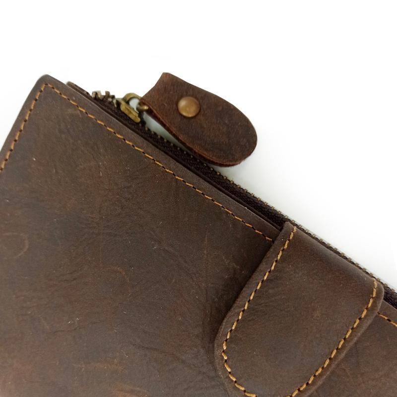 Портмоне чоловіче коричневе Tiding Bag t0049 t0049 фото