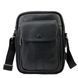 Мужская кожаная сумка-мессенджер Tiding Bag 1639A Черная 1639A фото 3