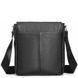 Мужская кожаная сумка мессенджер через плечо, черная Tiding Bag A25F-8877A A25F-8877A фото 3