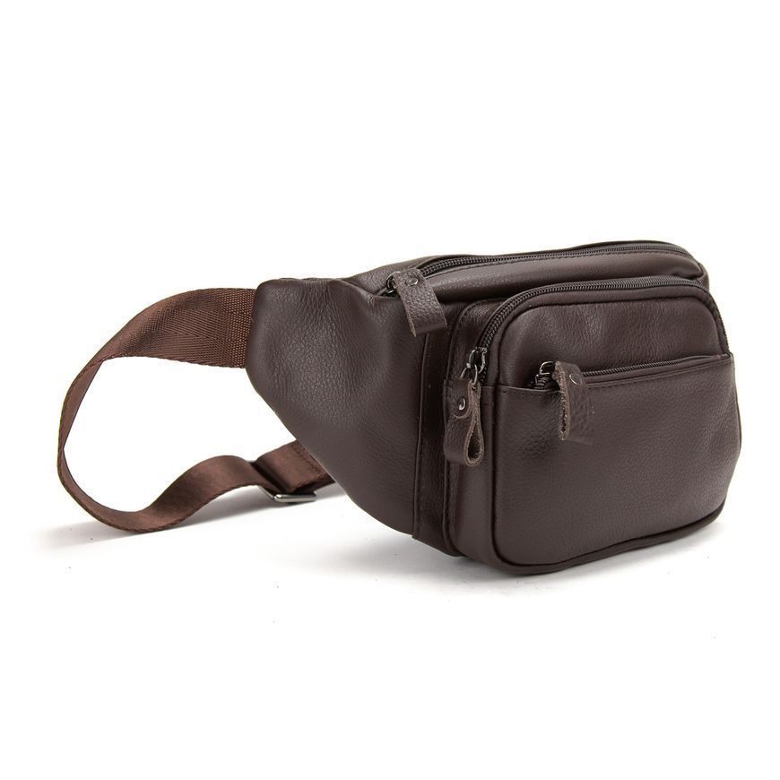 Сумка на пояс из телячьей кожи Tiding Bag t0186C t0186C фото