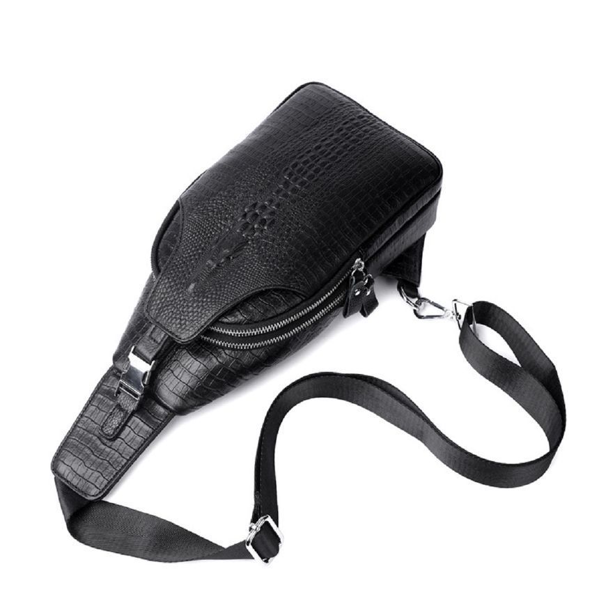 Сумка на одну шлейку с тиснением рептилии Tiding Bag CR-A25F-5015A CR-A25F-5015A фото
