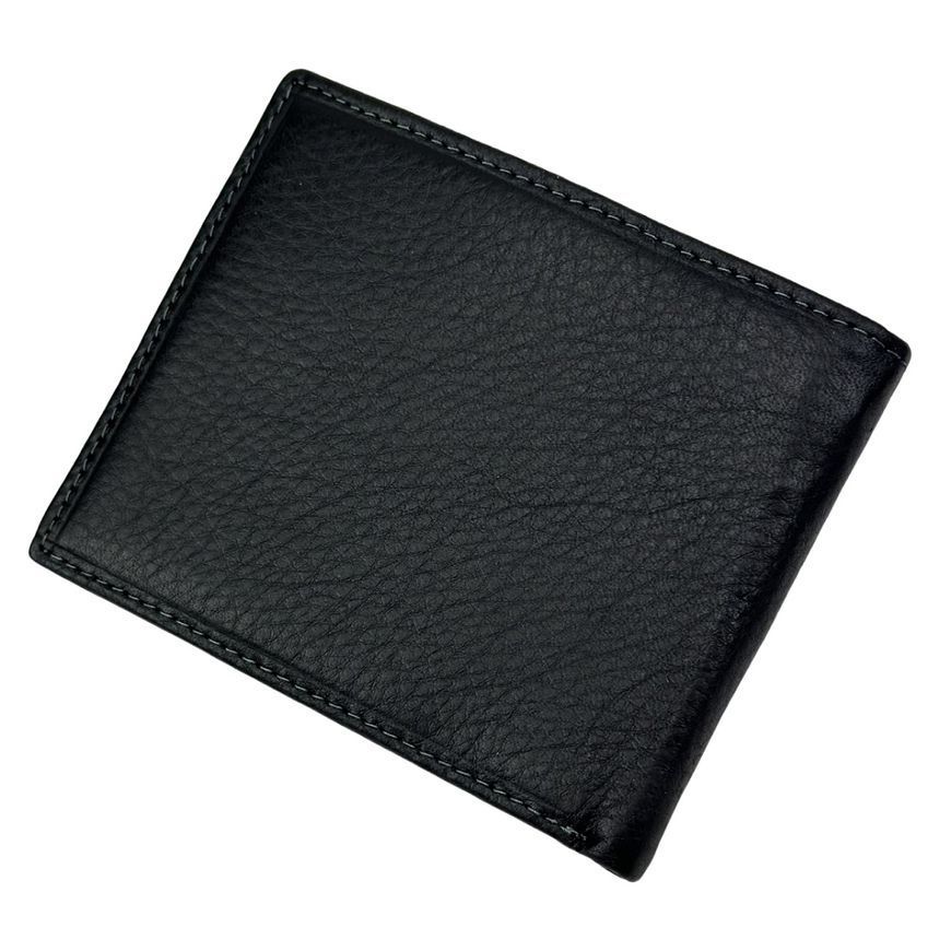 Классическое черное кожаное портмоне Tiding Bag M39-1023-3A M39-1023-3A фото