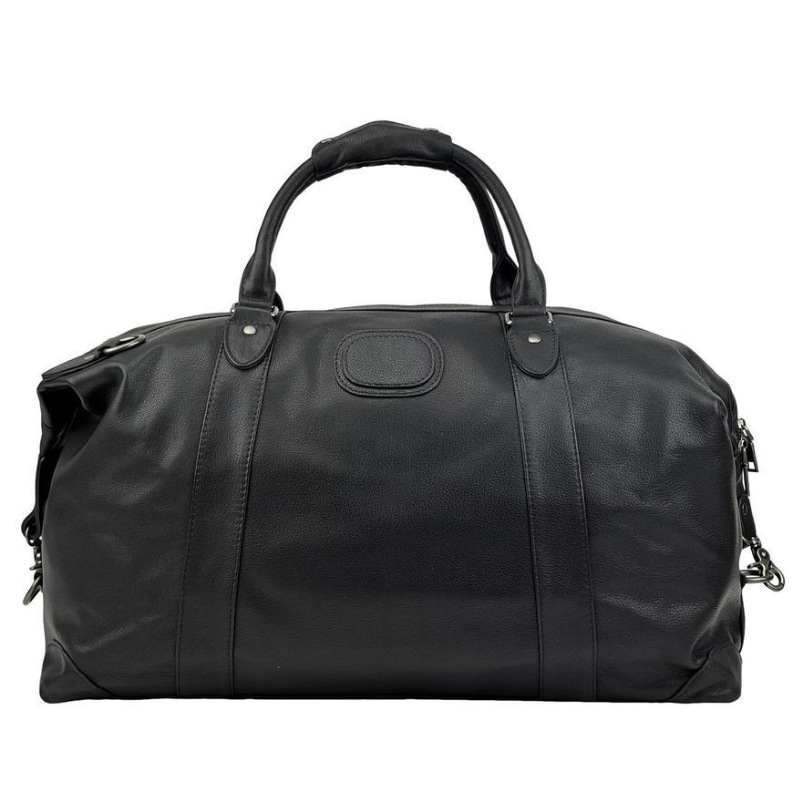 Дорожня сумка велика чоловіча з натуральної шкіри Tiding Bag 2090A Чорна 2090A фото