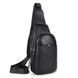 Чоловіча сумка через плече слінг, шкіряна Tiding Bag FL-A25F-8803A Чорна FL-A25F-8803A фото 1