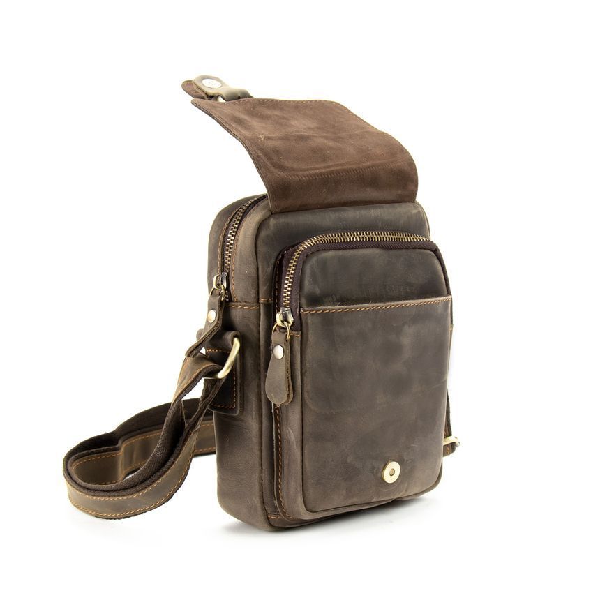 Маленький месенджер вінтажний Tiding Bag M39-1064DB M39-1064DB фото