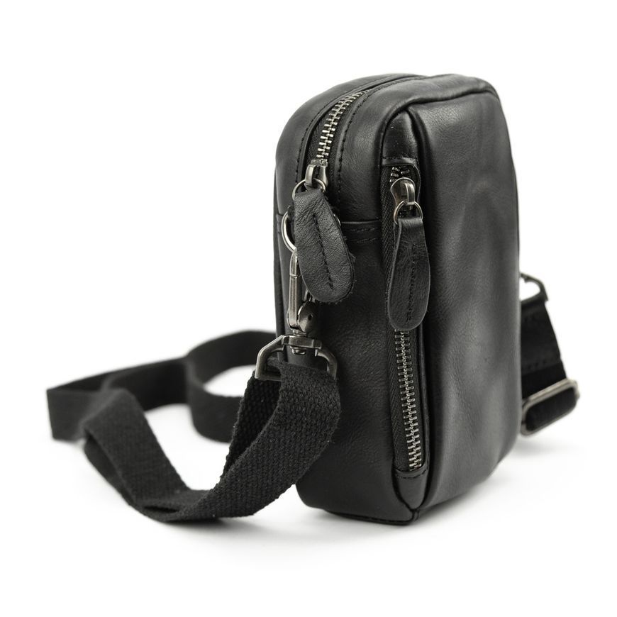 Мини-сумка через плече кожанная мужская Tiding Bag M39-6072A M39-6072A фото