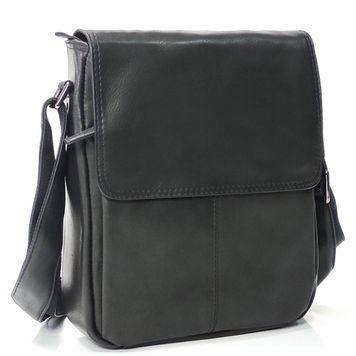 Наплечная мужская сумка с кожаным ремнем TIDING BAG 9805A 9805A фото