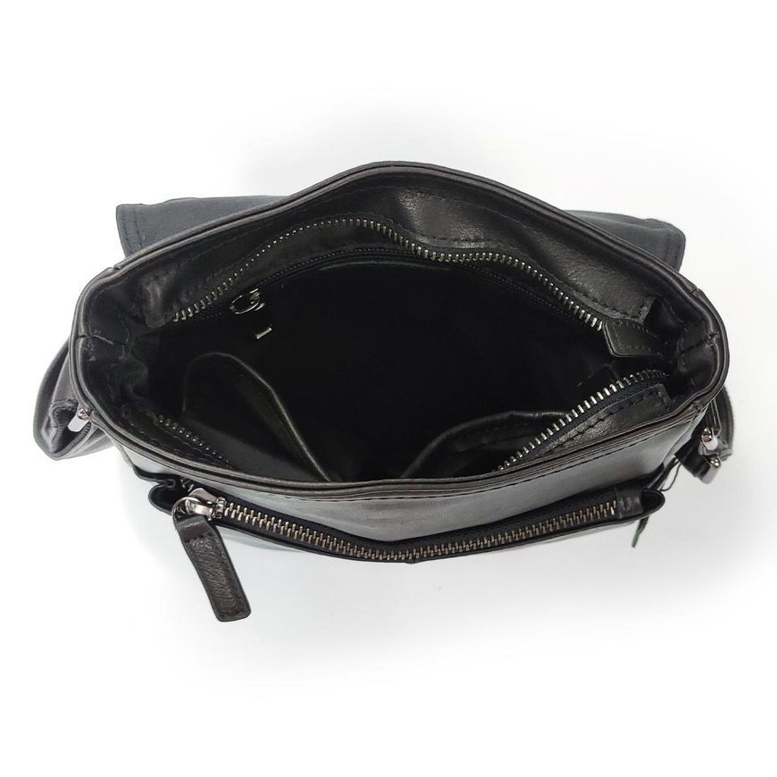 Наплечная мужская сумка с кожаным ремнем TIDING BAG 9805A 9805A фото