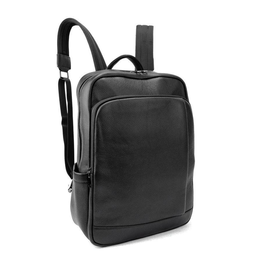 Шкіряний чорний рюкзак Tiding Bag A25F-8528-3A A25F-8528-3A фото