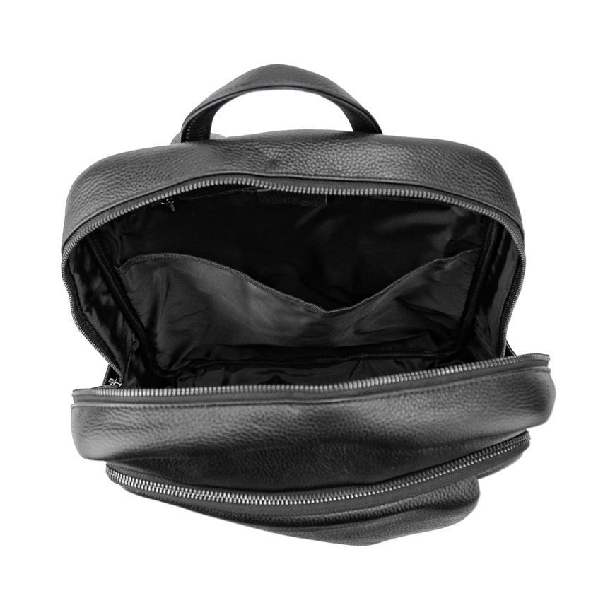 Шкіряний чорний рюкзак Tiding Bag A25F-8528-3A A25F-8528-3A фото