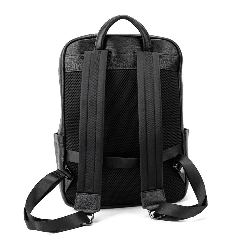 Шкіряний чорний рюкзак Tiding Bag A25F-8528-3A A25F-8528-3A фото